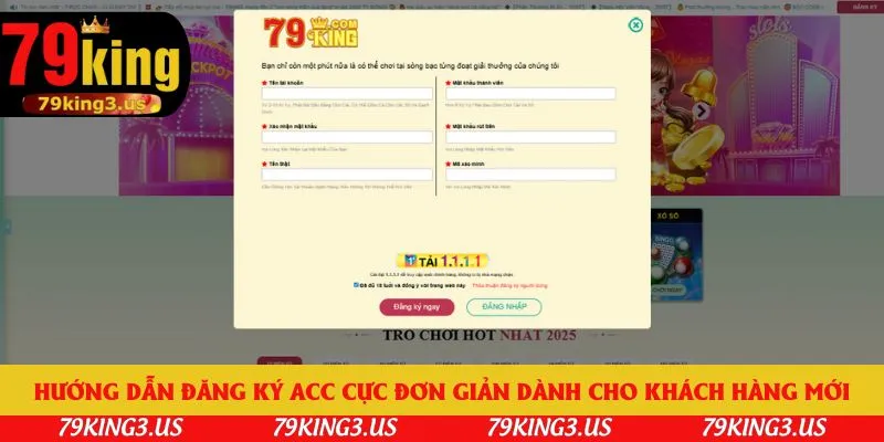 Hướng dẫn đăng ký acc cực đơn giản dành cho khách hàng mới